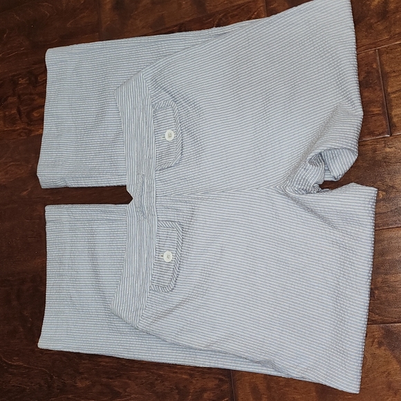J. Jill seersucker genuine fit below waist pants - Picture 5 of 8